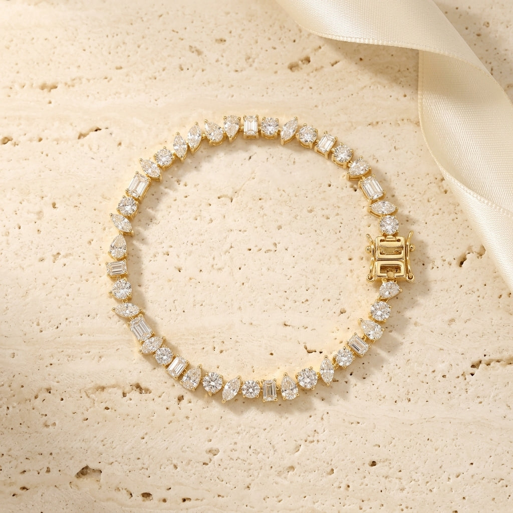 Multi-Cut Lumiere Bracelet