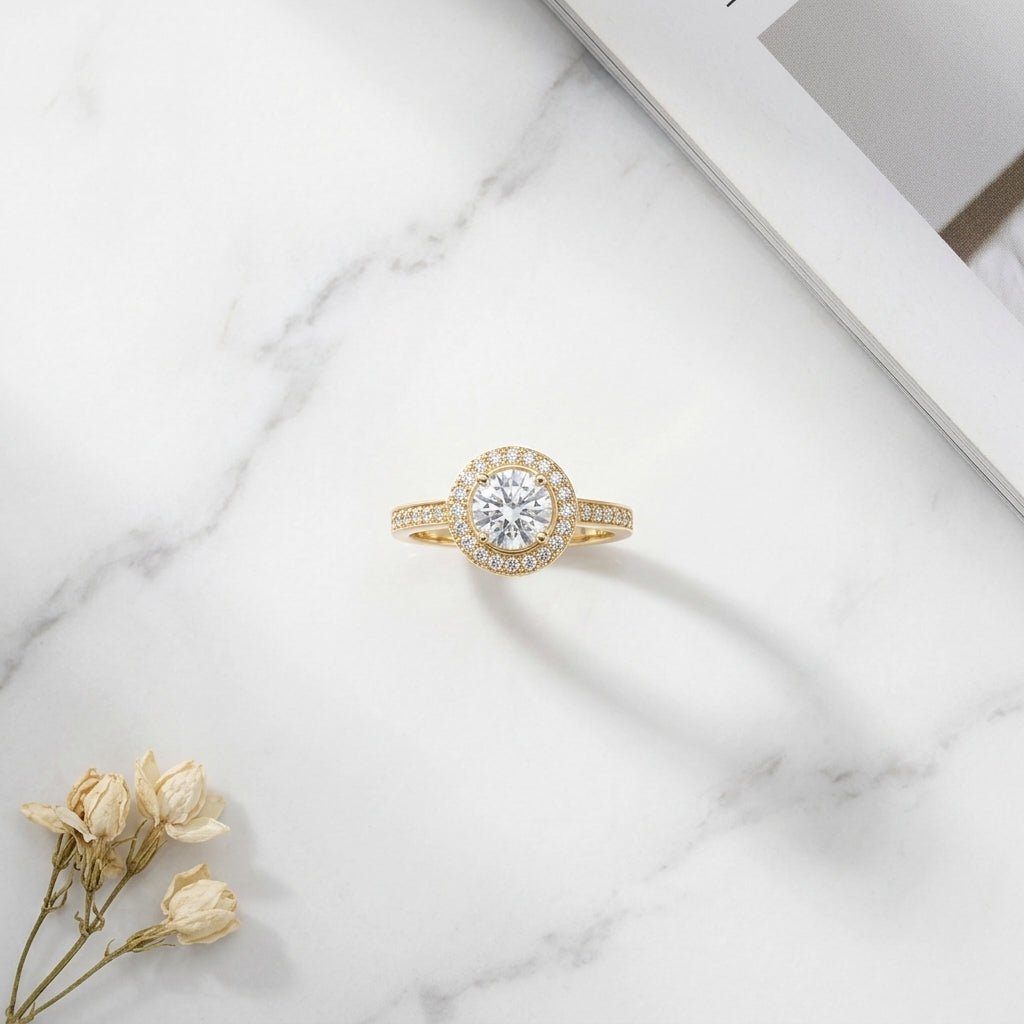 Milgrain Majestic Ring