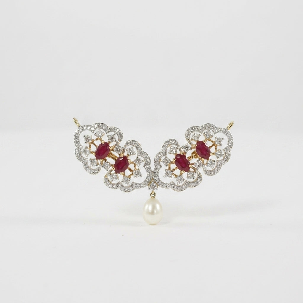 The Regal Wings Mangalsutra Pendant