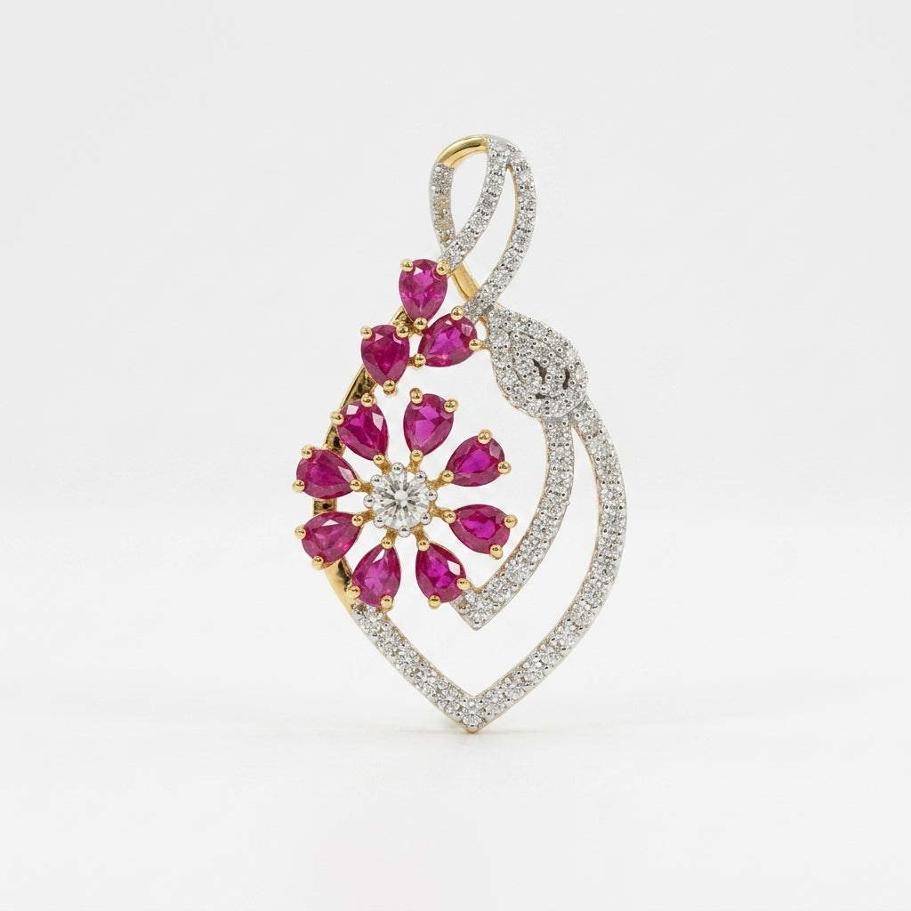 Aura of Rubies Pendant
