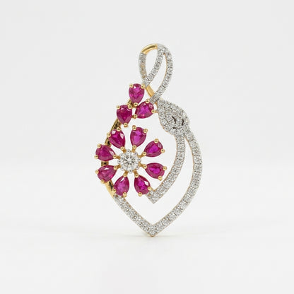Aura of Rubies Pendant