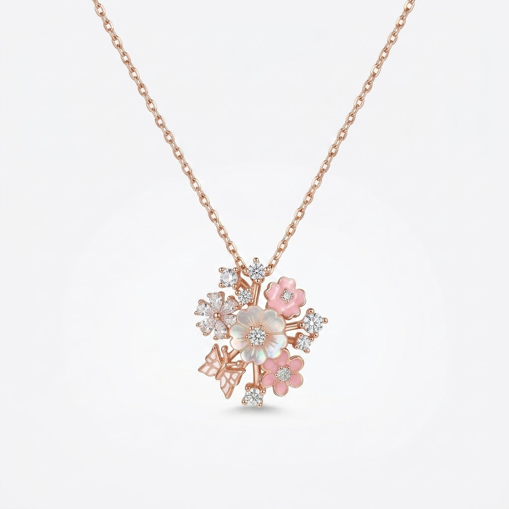 Blush Flutter Pendant