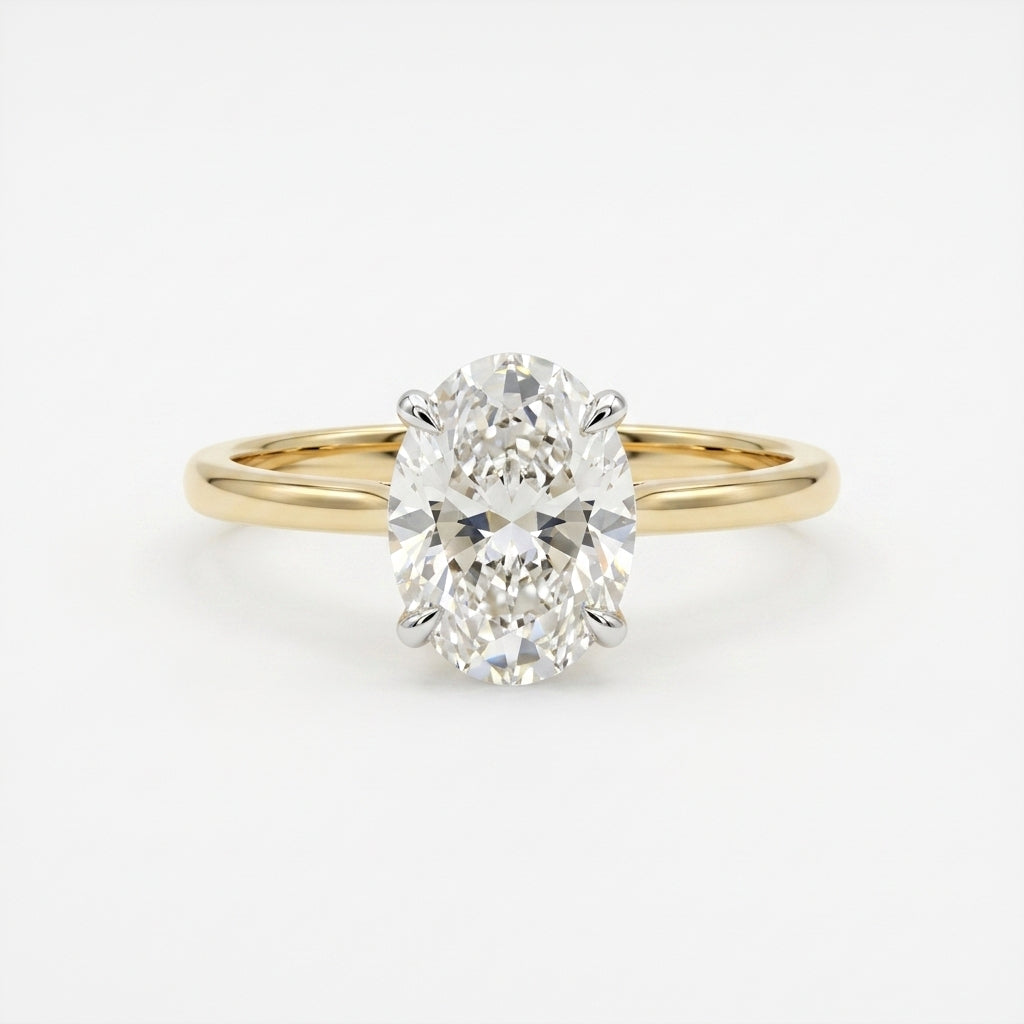 Aura Platinum-Prong Solitaire