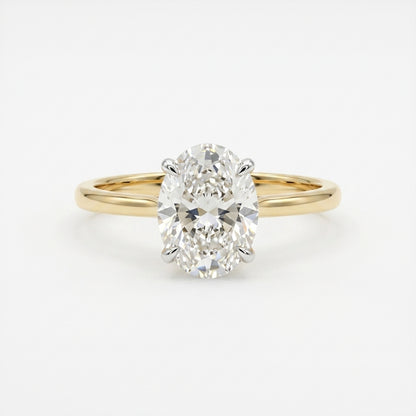 Aura Platinum-Prong Solitaire