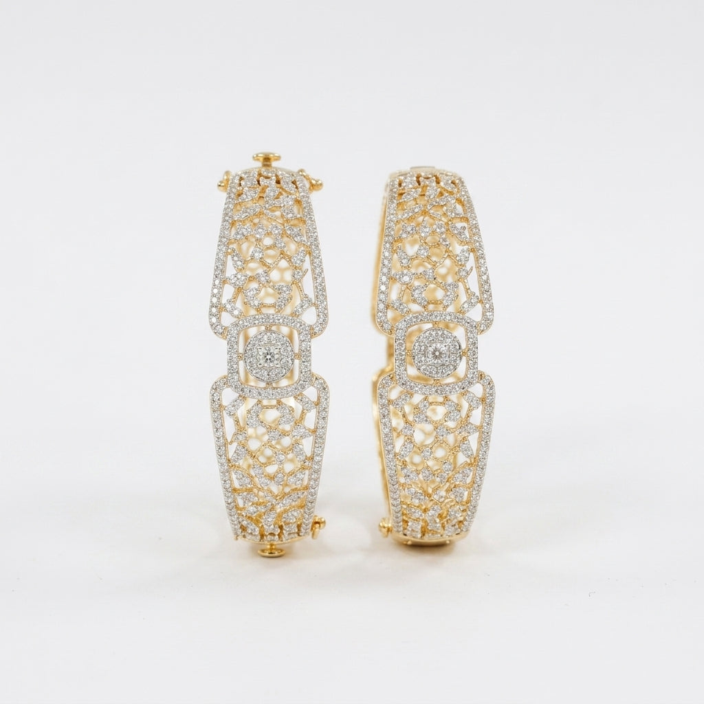 The Ivy Lattice Bangle