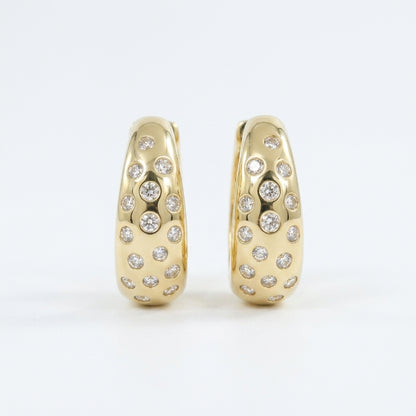 Gilded Constellation Hoop Earrings