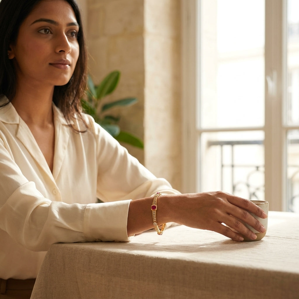 The Scarlet Dot Bangle