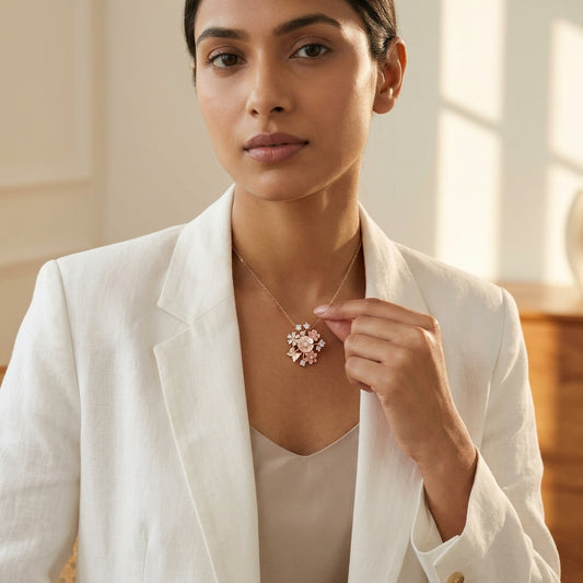 Blush Flutter Pendant