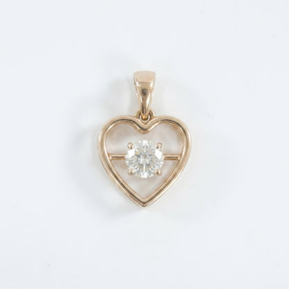 The Amari Floating Heart Pendant