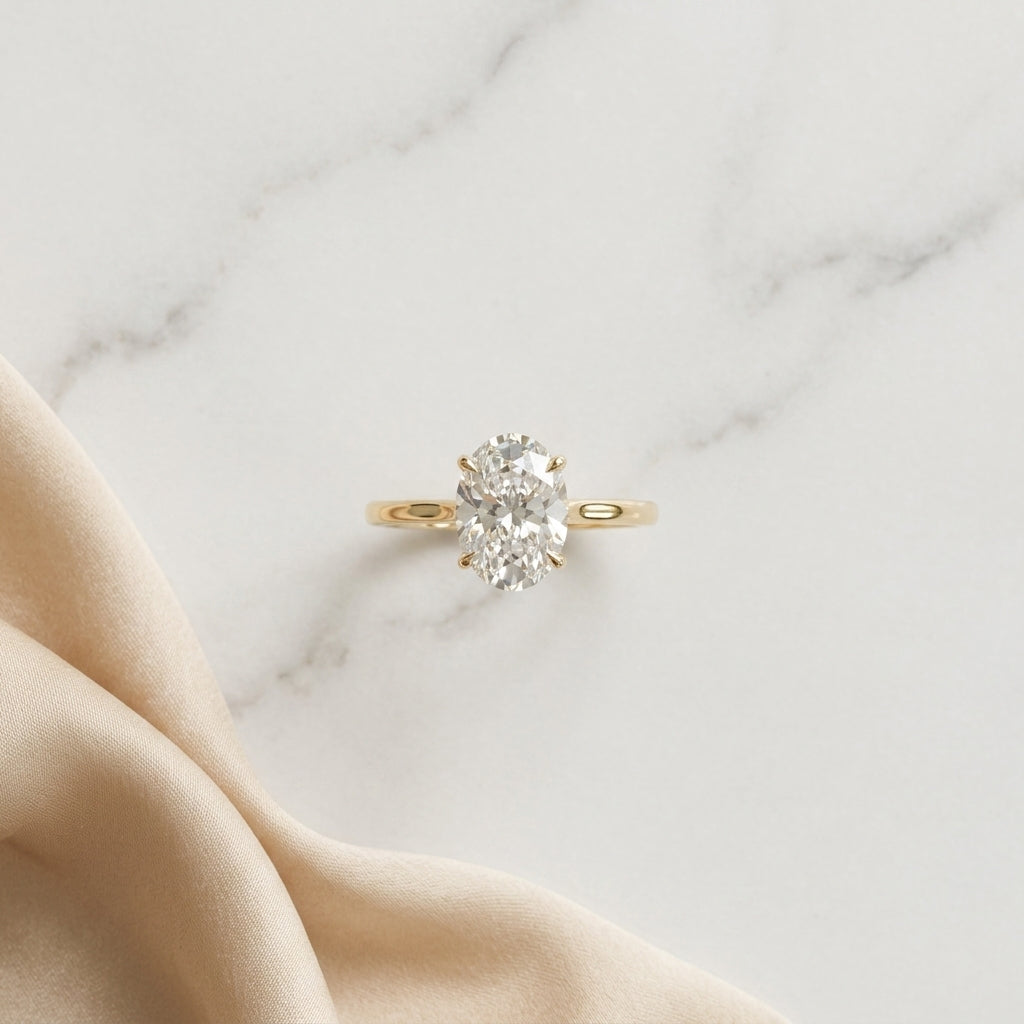Aura Platinum-Prong Solitaire