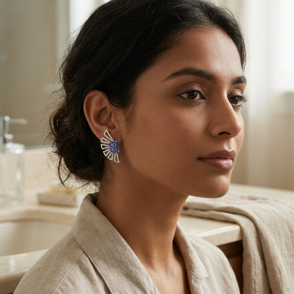 The Indigo Fanfare Ear Climbers