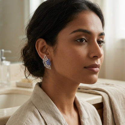 The Indigo Fanfare Ear Climbers
