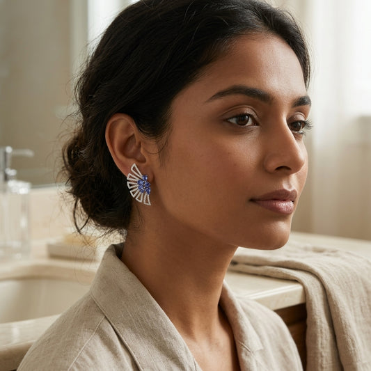 The Indigo Fanfare Ear Climbers
