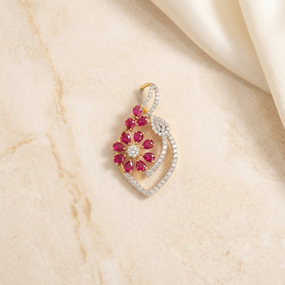 Aura of Rubies Pendant