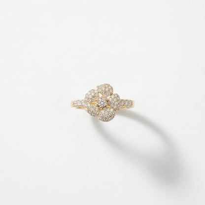 The Gilded Petal Ring