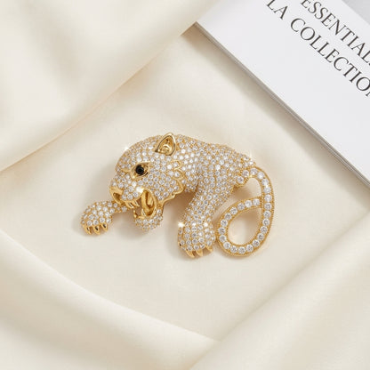 Imperial Gilded Prowl Brooch