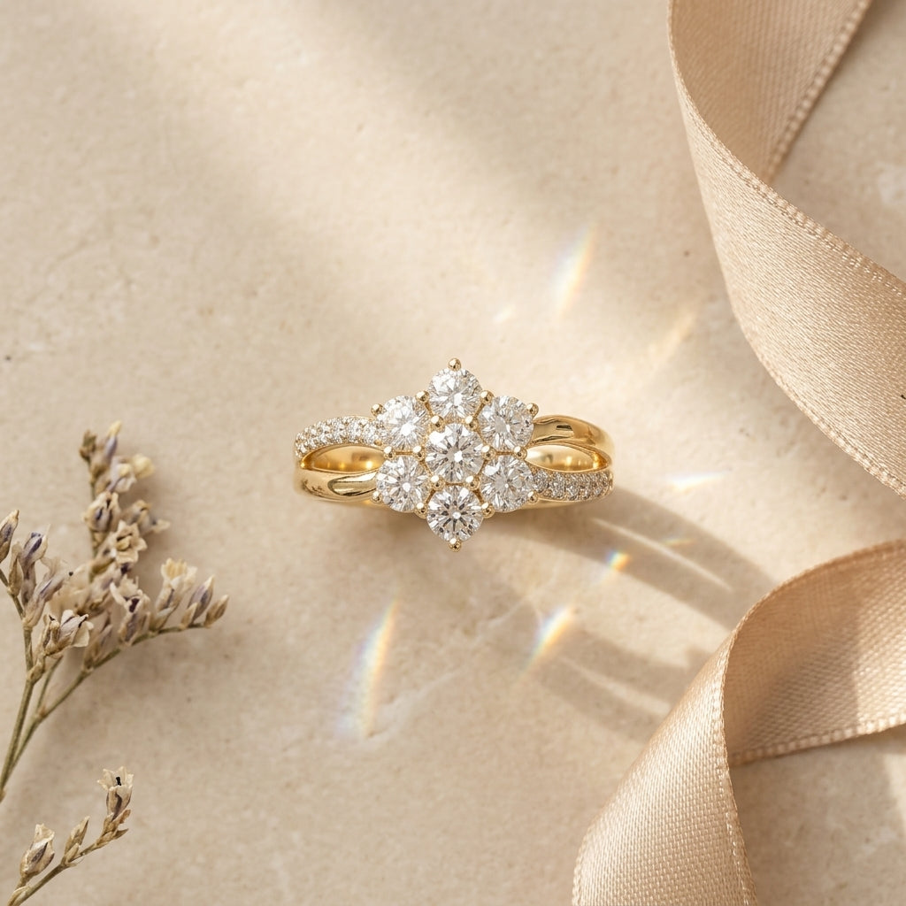 The Diamond Constellation Ring