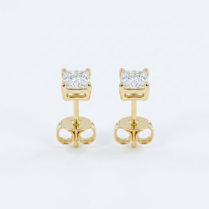The Cushion Solitaire Studs
