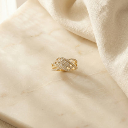 Serpentine Shimmer Ring