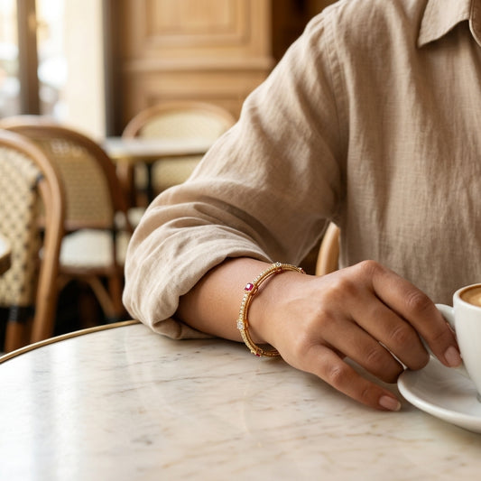 The Scarlet Dot Bangle