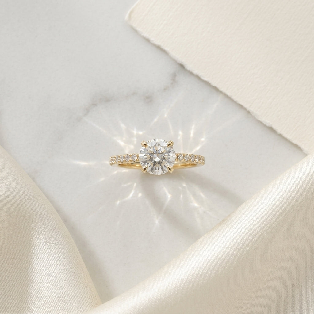 Luxe Scallop Crown Ring