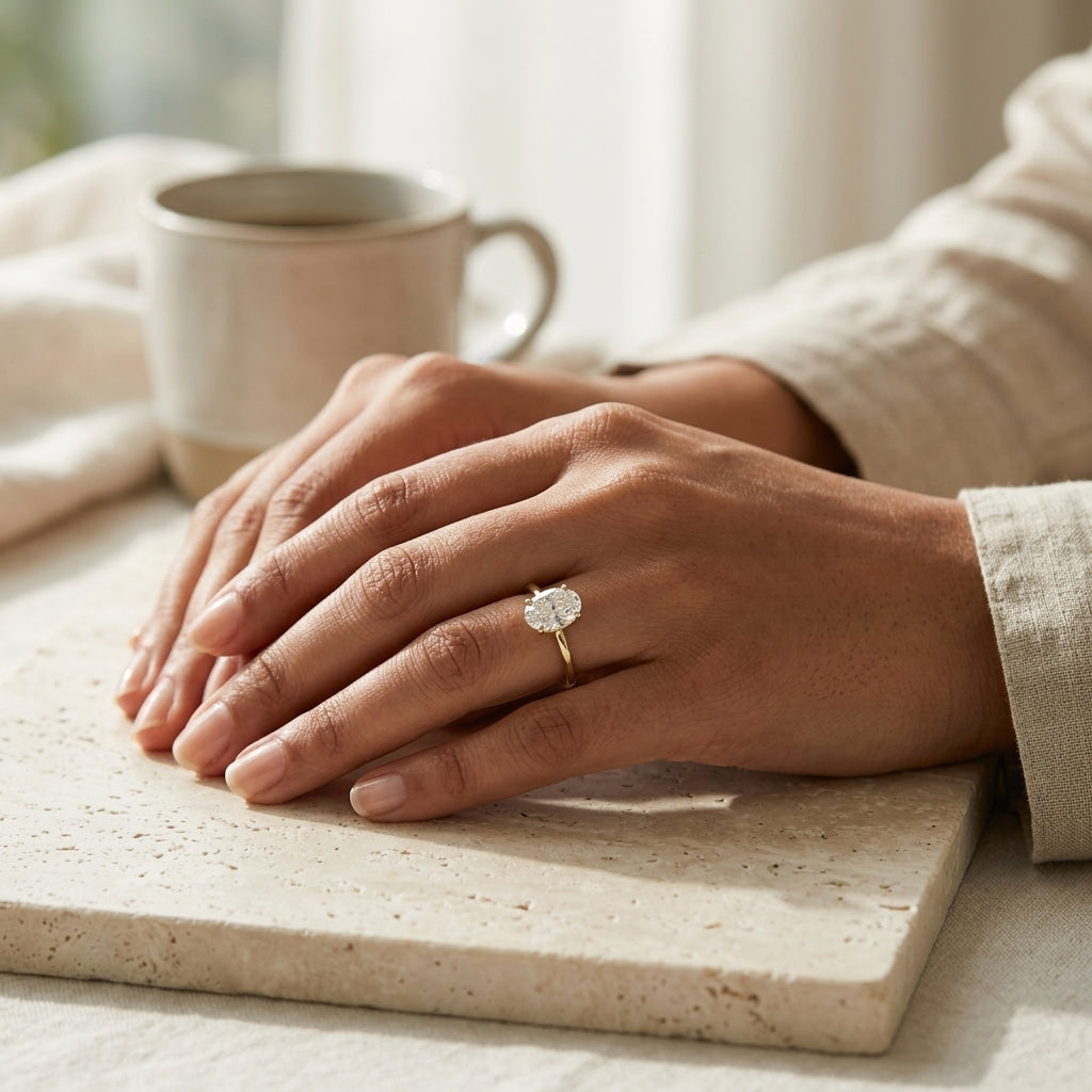 Aura Platinum-Prong Solitaire