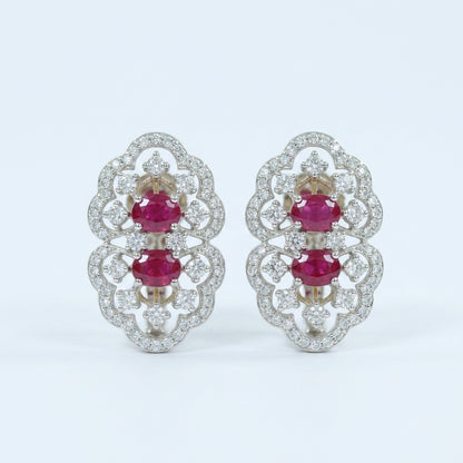 The Royal Jaali Ruby Tops