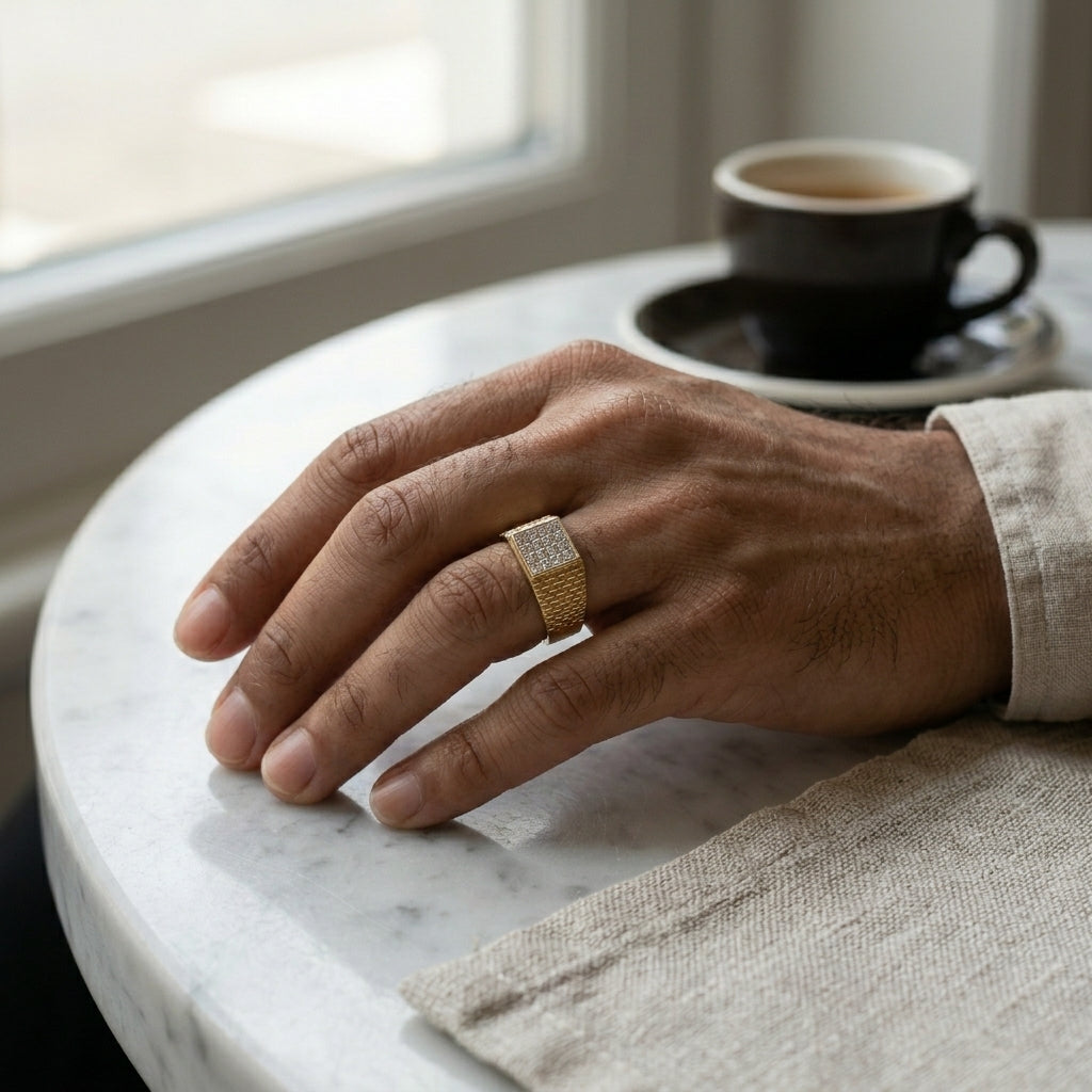 The Gridiron Signet Ring