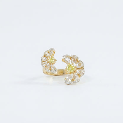 Canary Flora Wrap Ring