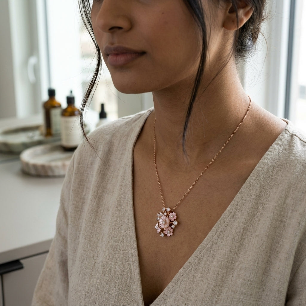 Blush Flutter Pendant