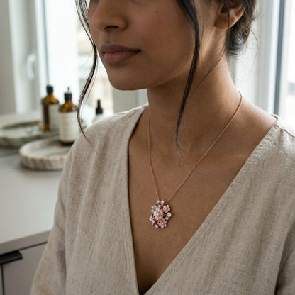Blush Flutter Pendant