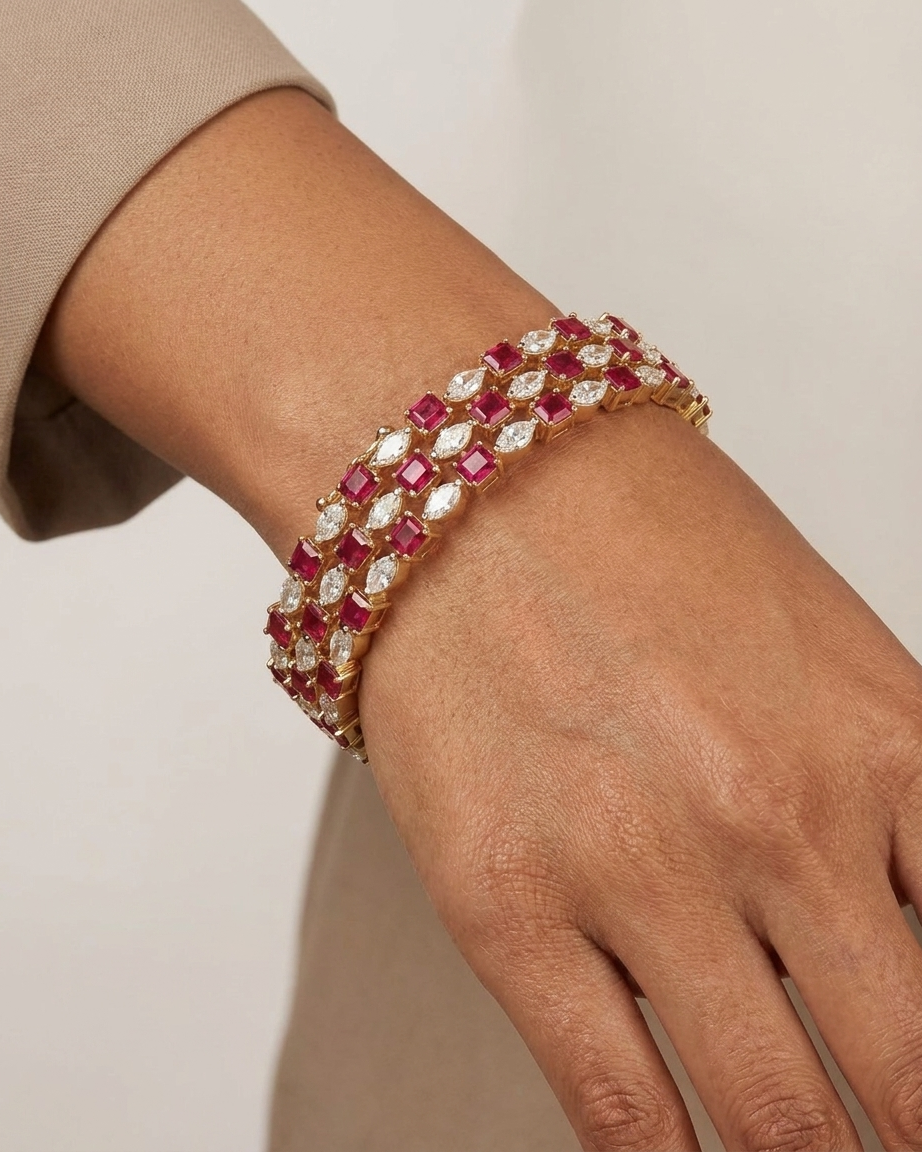 The Imperial Ruby Lattice Kada